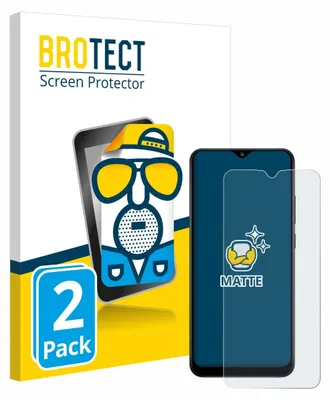 Produktbild von 2x BROTECT Schutzfolie für Samsung Galaxy A02s Displayschutz Displayschutzfolie Folie Matt Entspiegelungsfolie