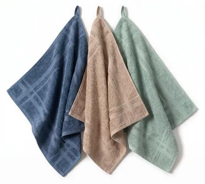 Productafbeelding van Keukendoeken - Badstof theedoeken - 50 x 50 cm - Set van 3