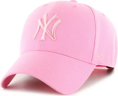 Produktbild von 47 Brand Curved Snapback Cap - MLB New York Yankees rosa