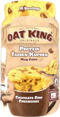 Produktbild von LSP Oat King Mug Cake (500g) Chocolate Chip Cheesecake - Funktionelle Lebensmittel - Eiweißhaltige Lebensmittel