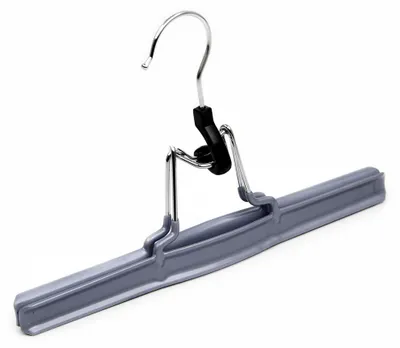 Image de Cintre Pince Pantalon Antiglisse Gris 25.5cm