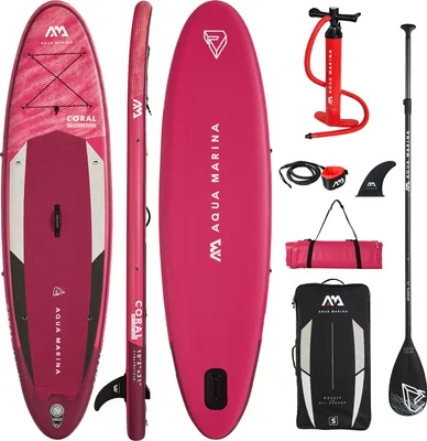 Produktbild von Aqua Marina CORAL 2022 Board Stand Up Paddle Aufblasbar Surfboard BT-21COP