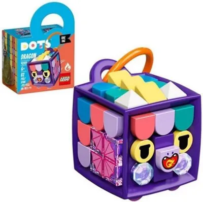 Zdjęcie produktu dla LEGO DOTS Zawieszka ze smokiem, Zestaw do budowania, 6 lat(a), Plastik, 82 szt., 55 g