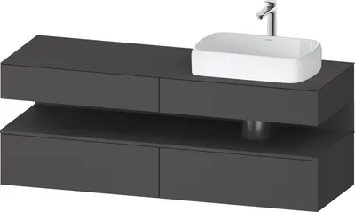 Produktbild von DURAVIT QA4778049490000 QAT KWTU WH Ek. 1600x550x600 Gt Mt.