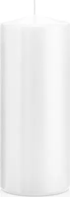 Produktbild von Stumpenkerzen Weiß 200 x 80 mm, 6 Stück