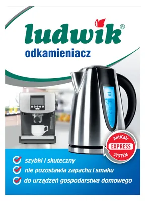 Produktbild von Ludwik Entkalker-Pulver für Kaffeemaschine, Bügeleisen & Wasserkocher 20 g