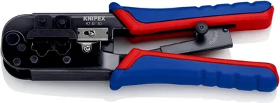 Productafbeelding van Krimptang voor Western-aansluitingen, bruin, geïsoleerd, Knipex