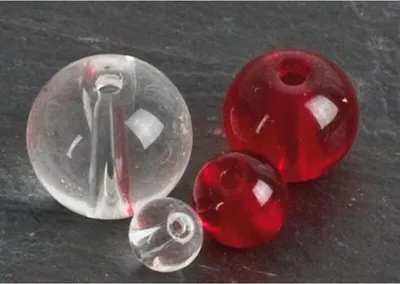 Produktbild von Iron Claw Glass Beads Red 10 mm