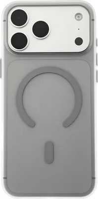 Immagine prodotto di Custodia sottile per cellulare con anello magnetico compatibile con iPhone 17 grigio
