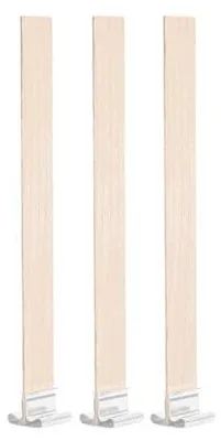 Zdjęcie produktu dla Knoty drewniane do świec zestaw 100 sztuk produkcji świeczek