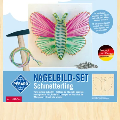 Obrázek produktu pro Sada obrázků na nehty Pebaro Butterfly, NB1-SET