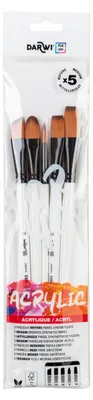 Produktbild von Darwi 12x DFY Set mit 5 mittleren Pinseln 3 DF1905150K06C