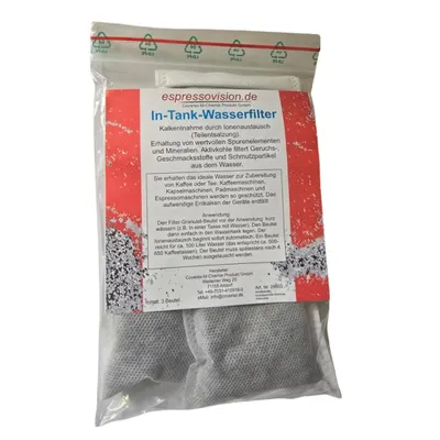 Produktbild von Espressovision Intank-Filter, 3 Beutel, Ionentauscher-Entkalkungsgranulat