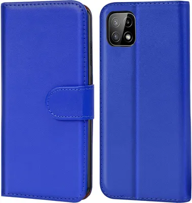 Produktbild von Conie Klapp Tasche für Samsung Galaxy A22 5G Kartenfach Rundumschutz Hülle in Blau