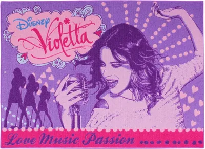 Produktbild von Disney Violetta Kinderteppich 133cm x 95cm Teppich