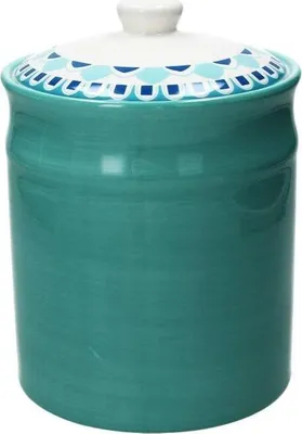 Produktbild von TOGNANA Vorratsdose/Kaffeedose BLUEAPP, türkis, 2800 ml. Vol., 23 cm hoch, aus Keramik