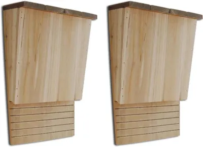 Produktbild von Fledermaushaus 22 x 12 x 34 cm, 2er-Set Nistkästen für Fledermäuse