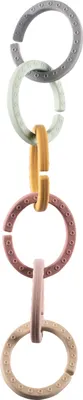 Imagen del producto de ZOPA: Anillos de silicona multifuncionales, cadena, varios colores