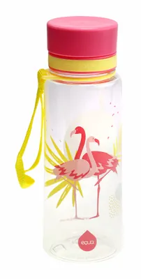 Image de Equa 689282 Kid's Gourde Flamingo | 600ml | Sans BPA | Tritan