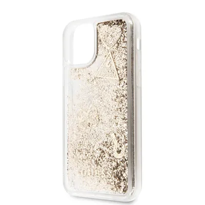 Image de Guess Guhcn61Glhflgo Iphone 11 / Xr 6,1Gold/Złoty Hard Case Glitter Hearts
