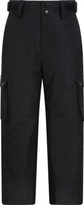 Obrázek produktu pro Mountain Warehouse - Dětské lyžařské kalhoty "Titan", cargo styl MW3719 (116) (černá)