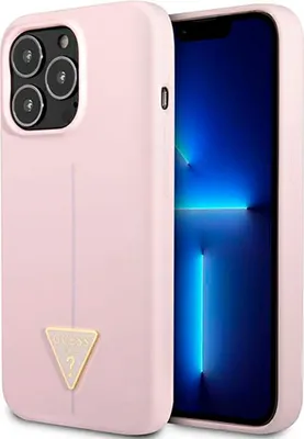 Obrázek produktu pro Guess Guhcp13Lsltgu Iphone 13 Pro / 13 6,1 Fialový/fialový pevný obal Silikonový trojúhelník
