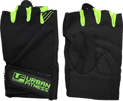 Obrázek produktu pro Urban Fitness tréninkové rukavice černozelené velikost S Fitness