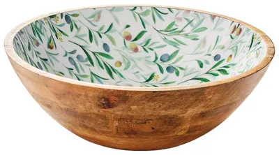 Image de Zassenhaus Schüssel OLIVE, Mango, Ø 35 cm x 12 cm 80377 4006528080377