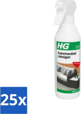 Obrázek produktu pro HG čistič zahradního nábytku 500 ml - hodnotné balení - 25 kusů