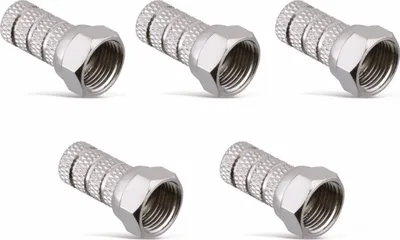Produktbild von S-IMPULS F-Stecker, 5,2 mm, Aufdrehmontage, 5 Stück