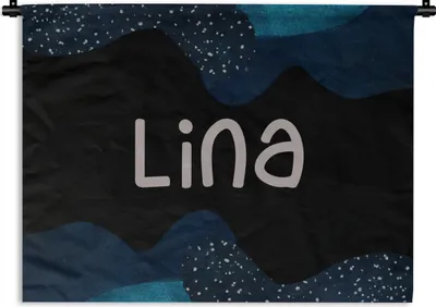 Produktbild von MuchoWow® Wandteppich Wandbehang Lina - Pastell - Mädchen 60x45 cm Tapisserie Dekoration Wandtuch - Das Schlafzimmer