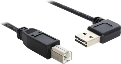 Image de DELOCK Easy USB Kabel A 90° -> B St/St 2.00m schwarz
