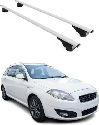 Produktbild von Dachträger Grundtäger für Fiat Croma Kombi 2005-2010 75kg Metall Silber 2 tlg