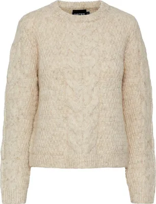 Image de Pull Pieces Nina Beige M Femme Beige M