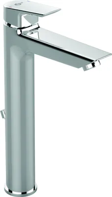 Produktbild von Ideal Standard Waschtischarmatur TESI mit verlängertem Sockel mit Ablaufgarnitur chrom