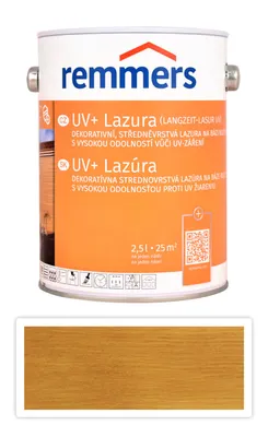 Obrázek produktu pro REMMERS UV+ Lazura - dekorativní lazura na dřevo 2.5 l Dub rustikální
