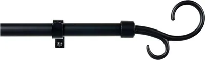 Produktbild von Kit Vorhangstange Báculo ausziehbar von 110 bis 200 cm Schwarz Stor Planet.