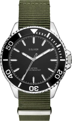 Produktbild von s.Oliver Herren Uhr Armbanduhr Nylon SO-3484-LQ