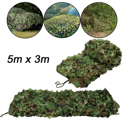 Produktbild von 3m x 5m Tarnnetz Flecktarn Bundeswehr Armee Netz Jagd Dschungel Tarnung Netz