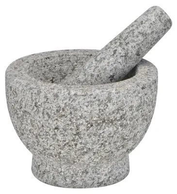 Produktbild von Haushalt International Granitmörser mit Stößel Maße: ca. Ø 15 x H 10cm
