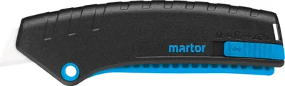 Produktbild von MARTOR Sicherheitsmesser mit Klingeneinzug, Keramikklinge, SECUNORM MIZAR, Profi Cuttermesser, Leicht, Kunststoff, Rechts- & Linkshänder, Logistik,