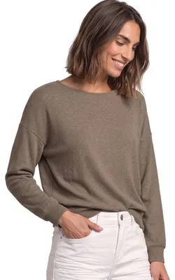 Produktbild von Street One Damen Langarm Shirt mit Elastikbund