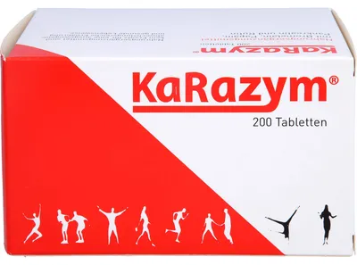 Produktbild von KaRazym Tabletten zur Beschleunigung der Regeneration und Unterstützung belasteter Gelenke, 200 St. Tabletten
