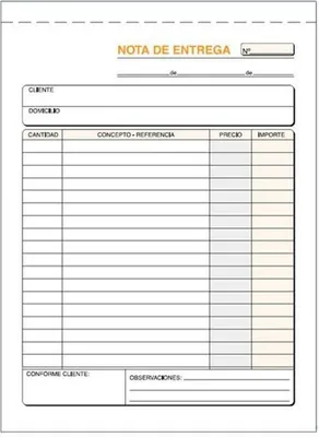 Zdjęcie produktu dla Książka doręczeń 15 x 21 cm (5 sztuk)