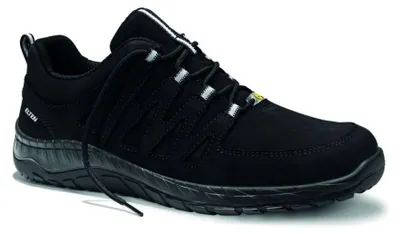 Produktbild von Berufshalbschuh MADDOX black leather Low ESD O2, Gr. 46