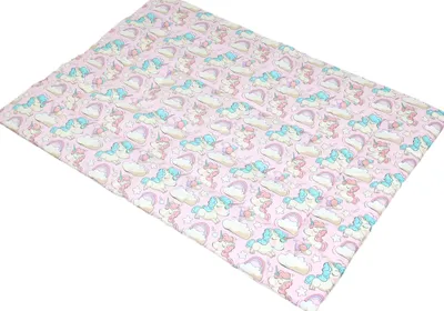 Produktbild von Spielmatte Spieldecke Krabbeldecke Kinder Baby Decke Baumwolle - 32 - Einhorn