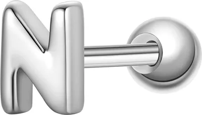 Produktbild von Glanzstücke München Piercing Buchstabe N Sterling Silber 50084907