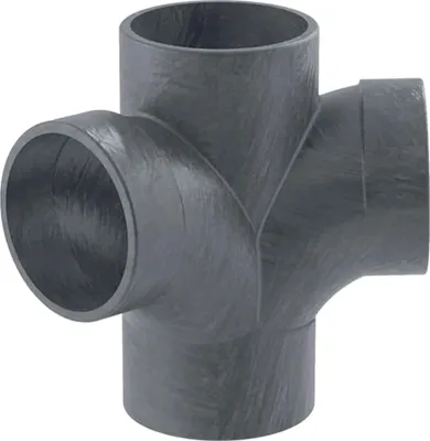 Produktbild von Geberit GE Silent-db20, Bogeneckabzweig 88,5/135 Grad, d110/110/110mm, 1 Stk.