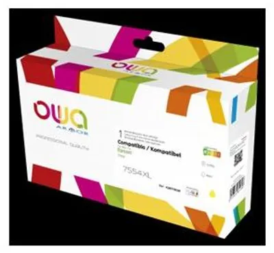 Image de OWA Encre K20770OW remplace EPSON T7554, jaune