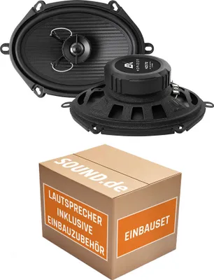 Produktbild von Lautsprecher Boxen ESX HZ572 | 13 x 18 cm (5x7er) | 2-Wege Koax  Oval | HORIZON HZ 572 | Auto Einbauzubehör - Einbauset passend für Ford KA Front - justSOUND
